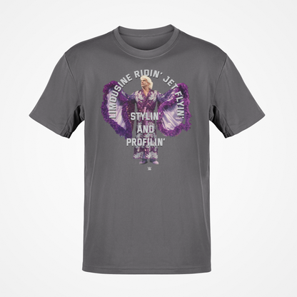 Ric Flair Limousine Stylin' and Profilin' Charcoal T-shirt
