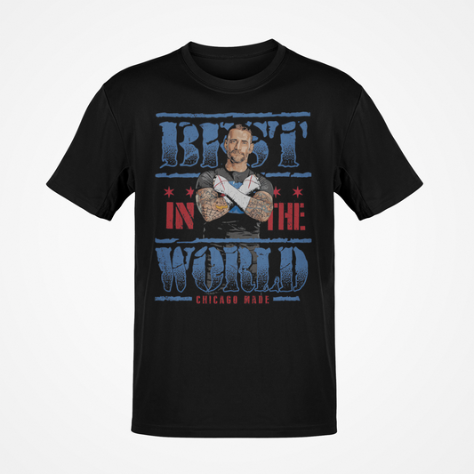 CM Punk Best in the World Chicago Made T-shirt