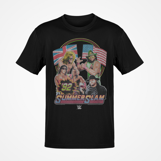 Summerslam 1992 Undertaker Bret Hart Macho Man T-shirt