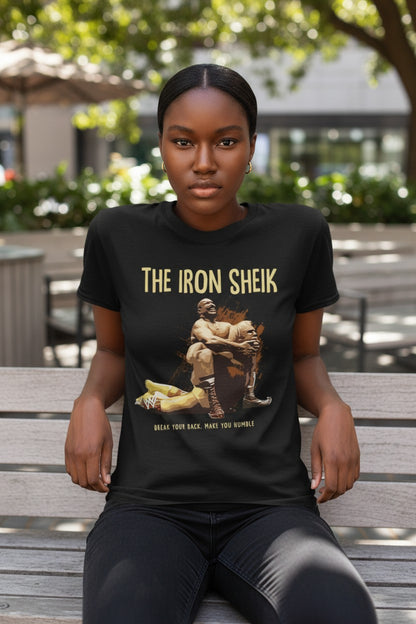 Iron Sheik Hulk Hogan Camel Clutch Black T-shirt