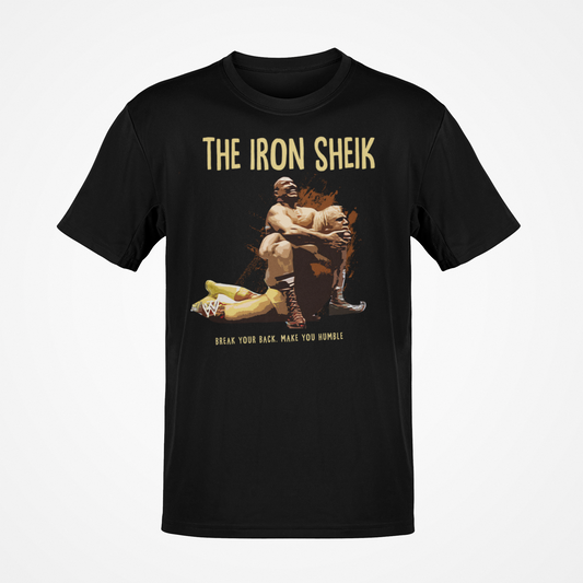 Iron Sheik Hulk Hogan Camel Clutch Black T-shirt