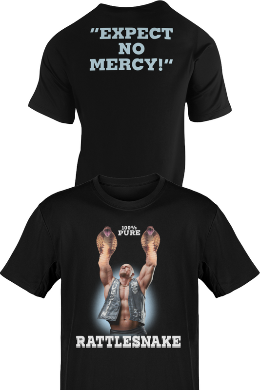 Stone Cold Steve Austin Expect No Mercy Rattlesnake Hands T-shirt