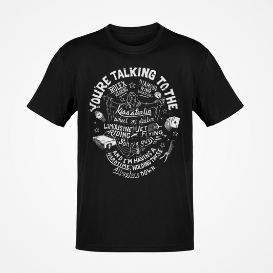 Ric Flair Your'e Talking To Kiss Stealin Black T-shirt