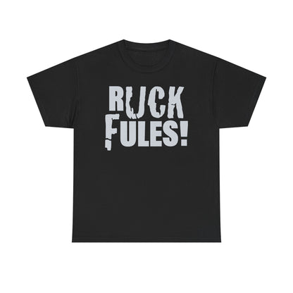 John Cena Ruck Fules WWF Old School Mens Black T-shirt