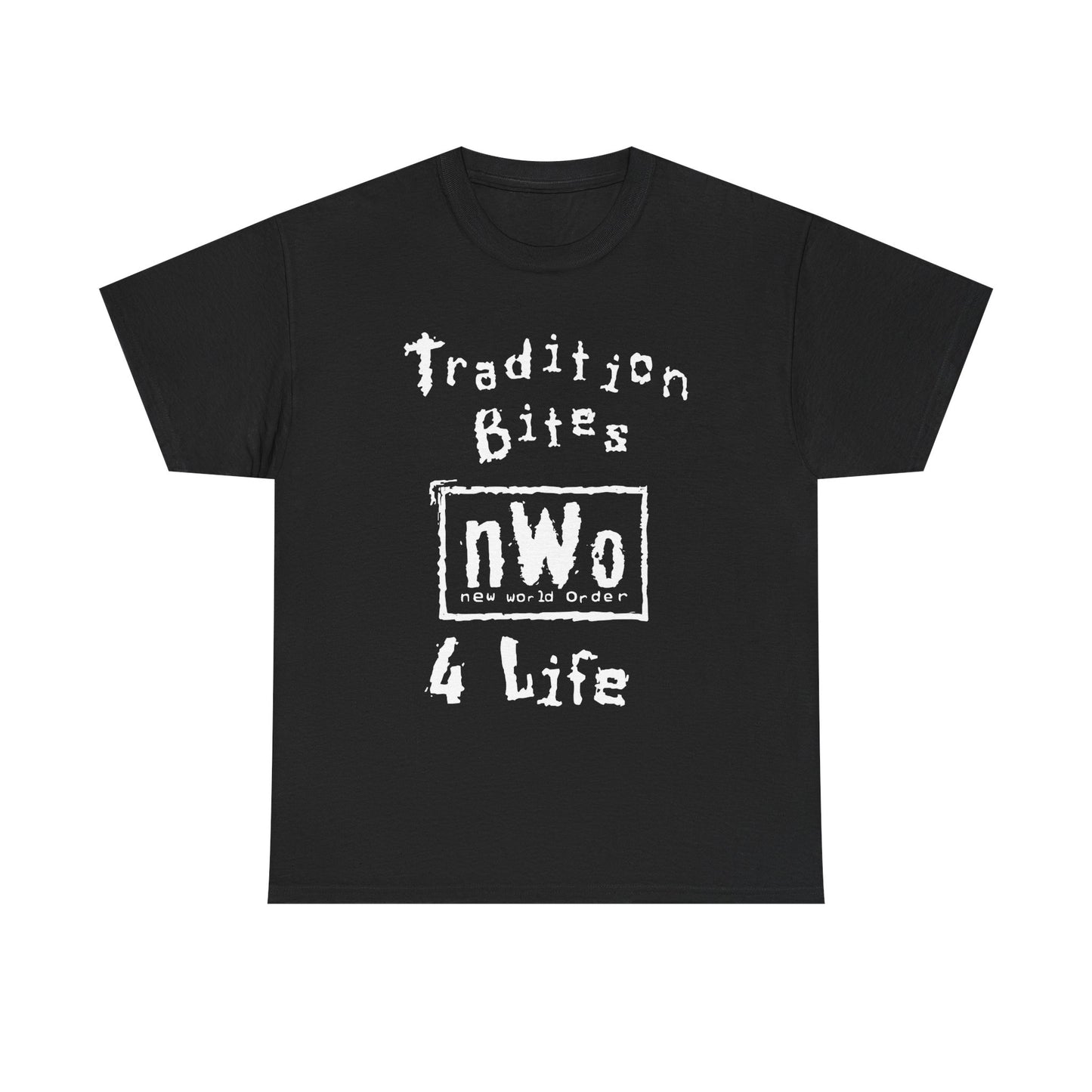 nWo New World Order Tradition Bites Mens Black T-shirt