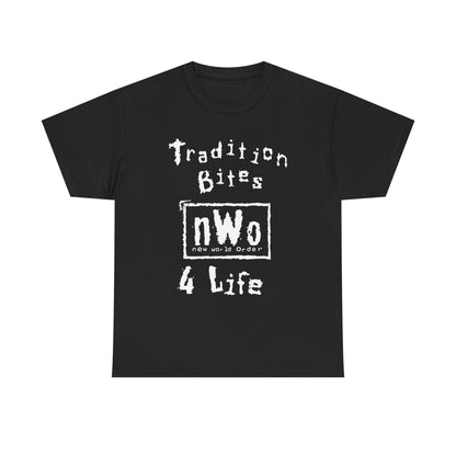 nWo New World Order Tradition Bites Mens Black T-shirt