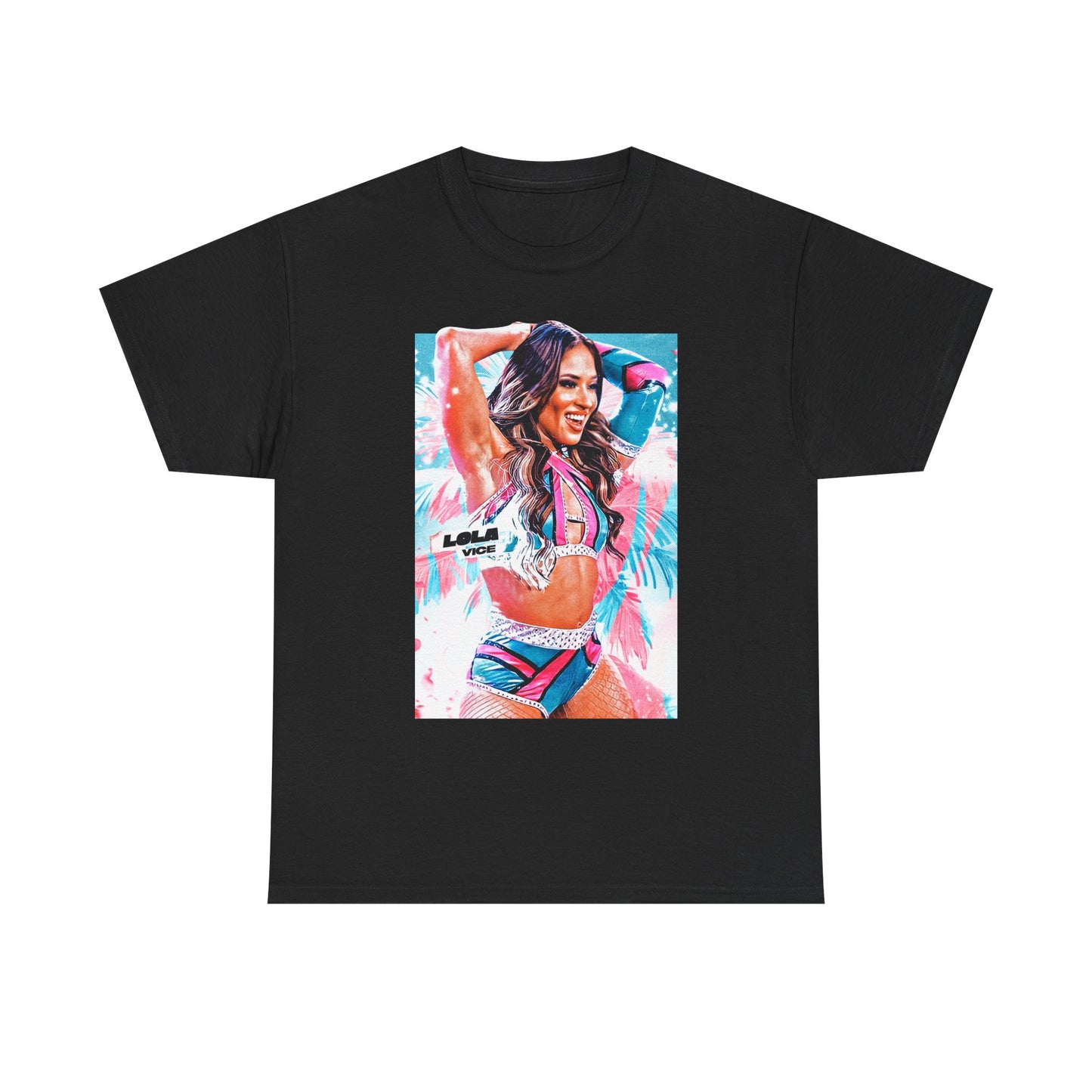 Lola Vice Poster Print Black T-shirt