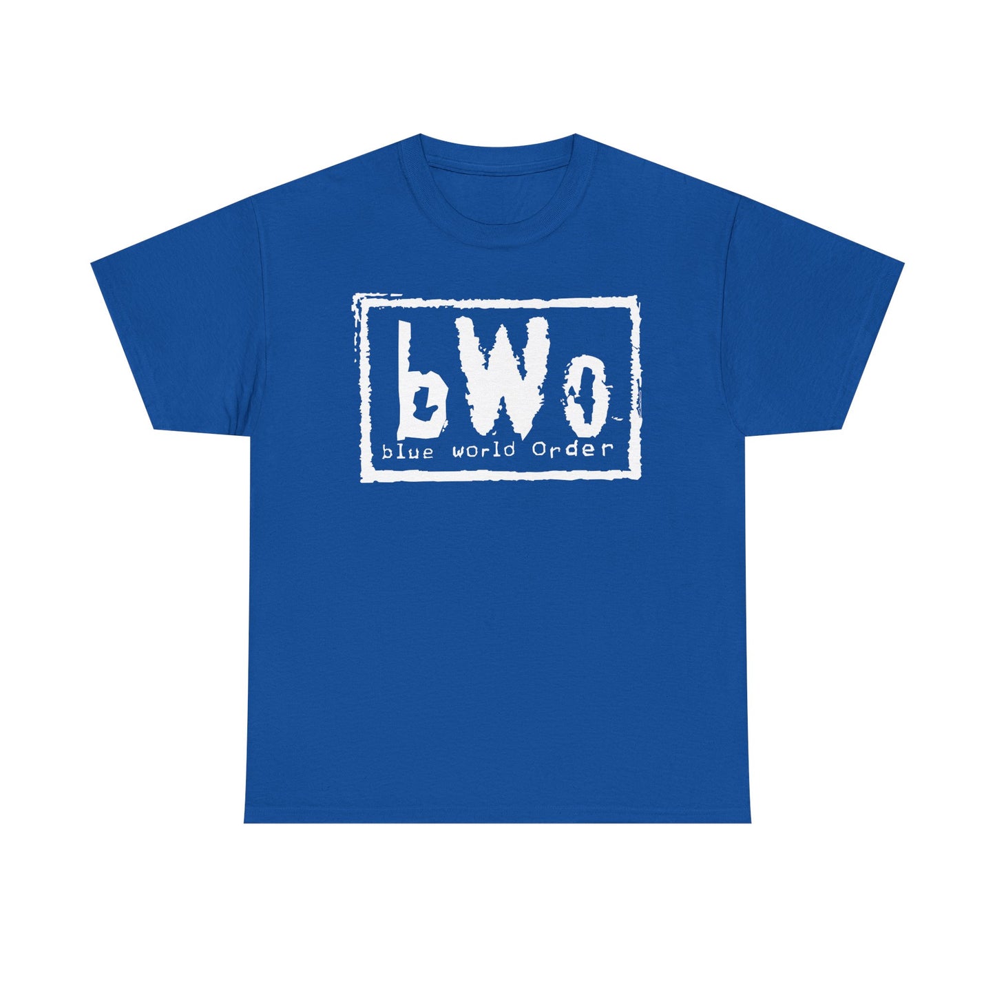 Blue World Order bWo Blue Meanie Big Stevie Cool ECW Mens T-shirt