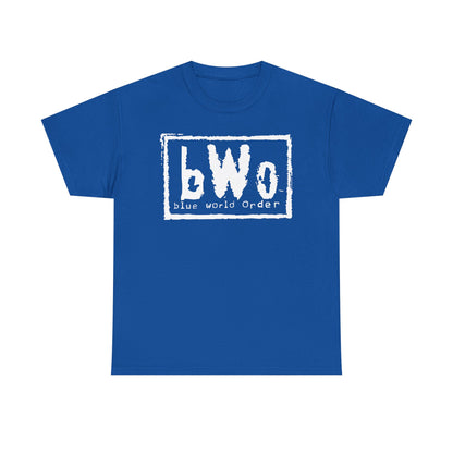 Blue World Order bWo Blue Meanie Big Stevie Cool ECW Mens T-shirt