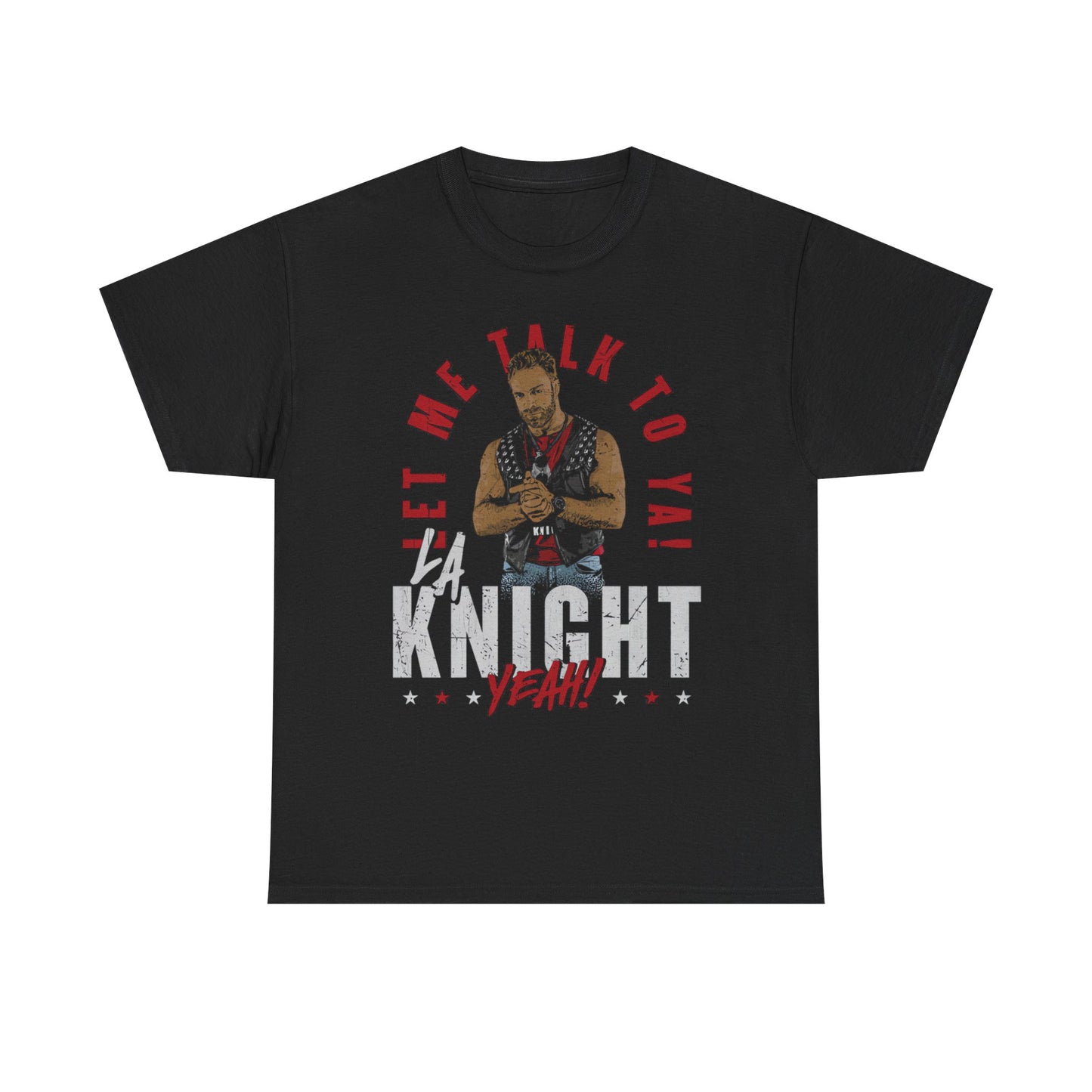 LA Knight Let Me Talk To Ya Pose Black T-shirt