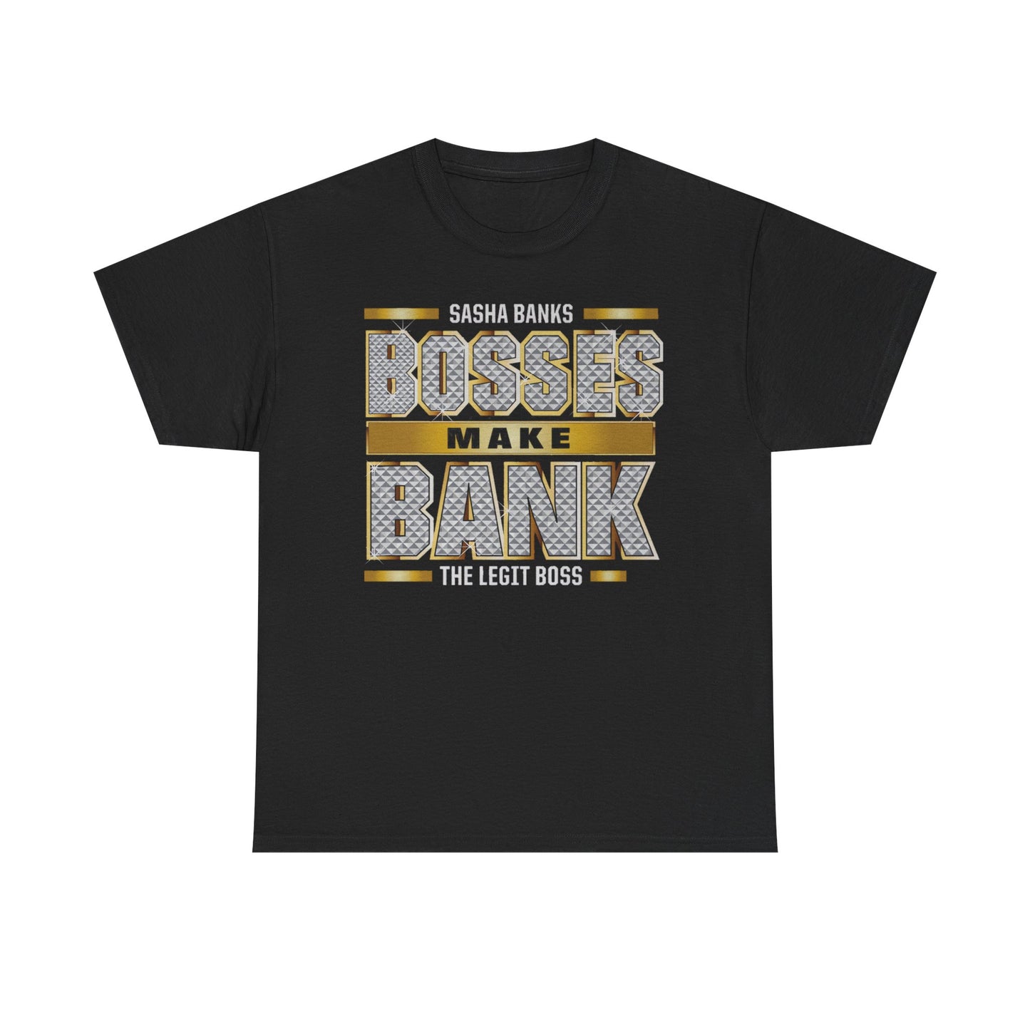 Sasha Banks Bosses Make Bank Black T-shirt