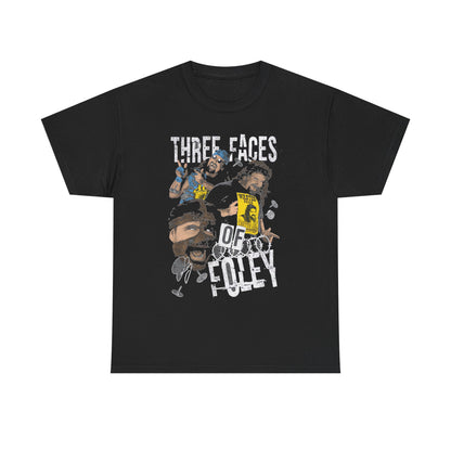 Mick Foley Three Faces Of Foley Black T-shirt