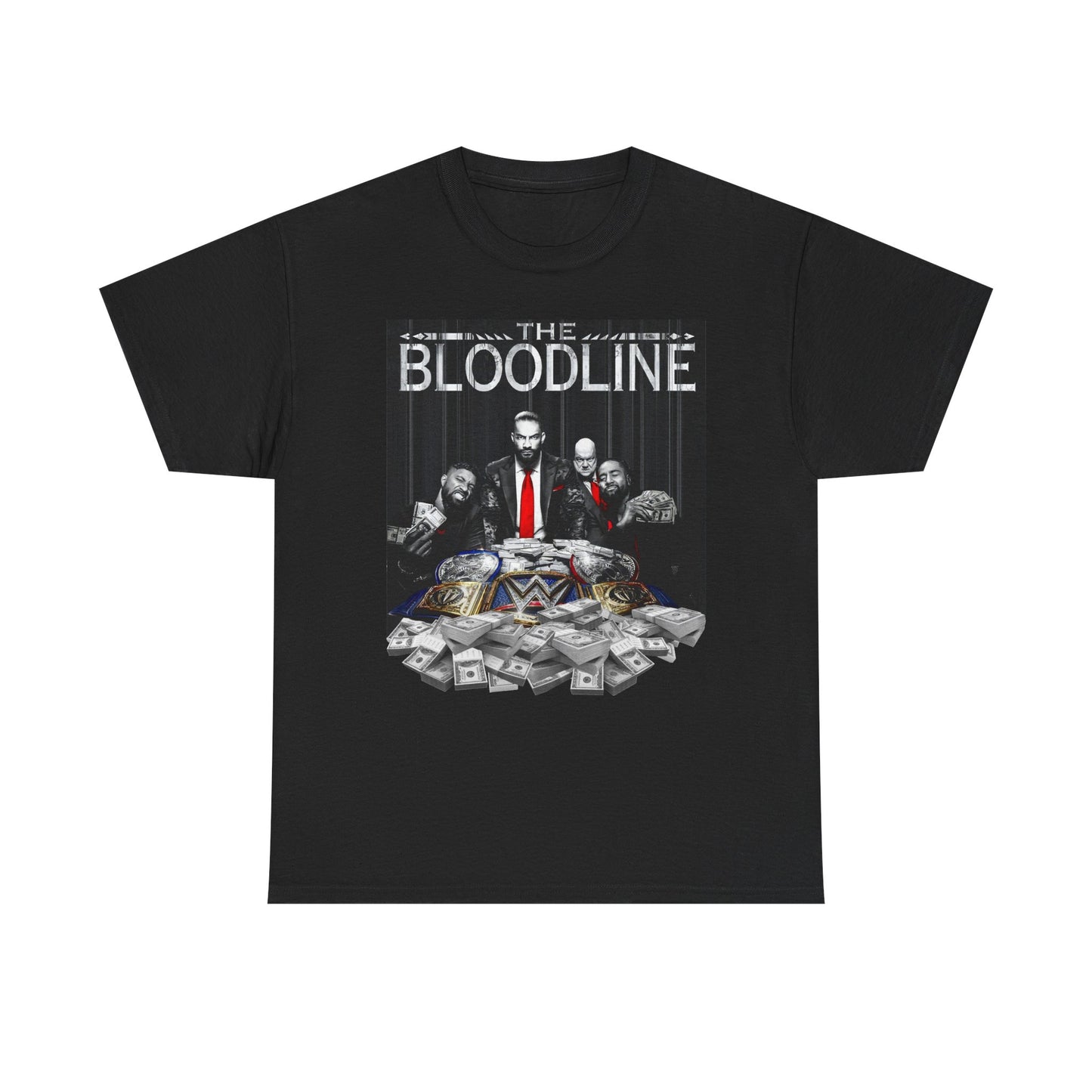 Bloodline Roman Reigns Usos Black T-shirt