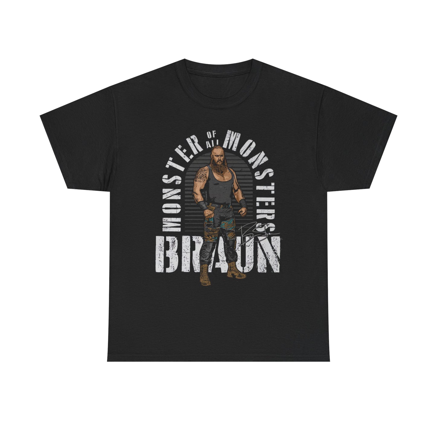 Braun Strowman Monster Of All Monsters Black T-shirt