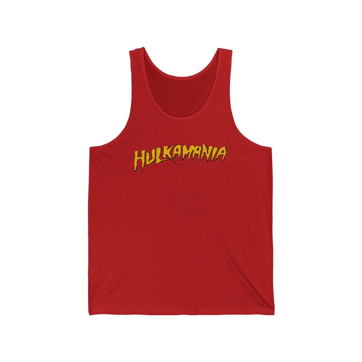 Hulk Hogan Hulkamania Yellow Logo Tank Top Shirt