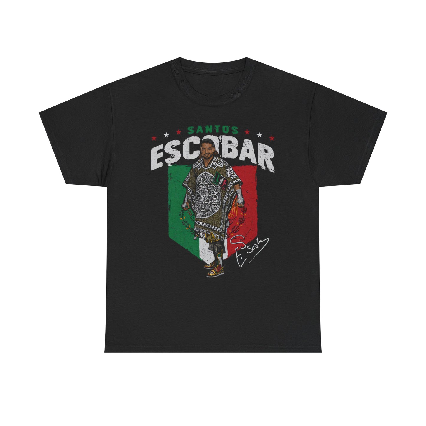 Santos Escobar Flag BlackT-shirt