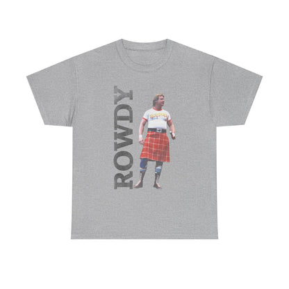 Rowdy Roddy Piper Legends Collection Mens Gray T-shirt