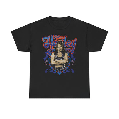 Fallon Henley Framed Black T-shirt