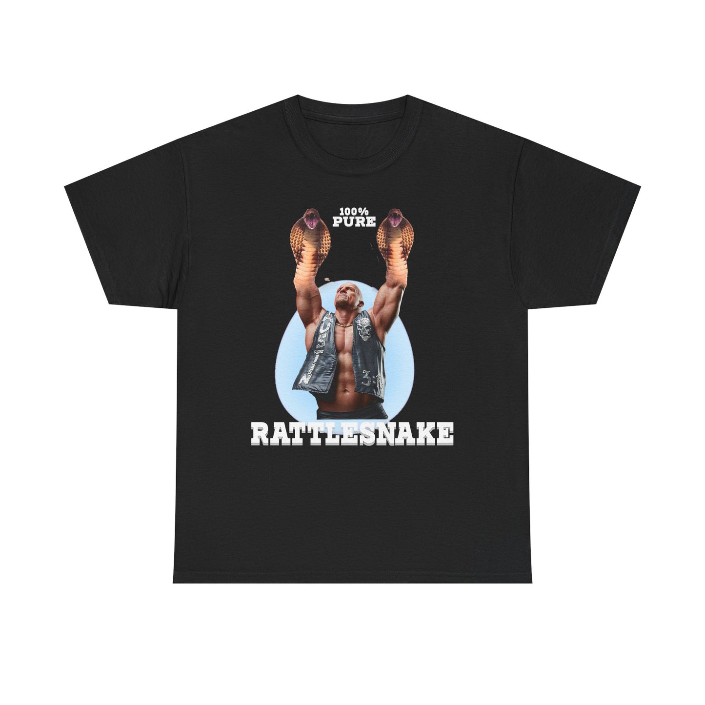 Stone Cold Steve Austin Expect No Mercy Rattlesnake Hands T-shirt