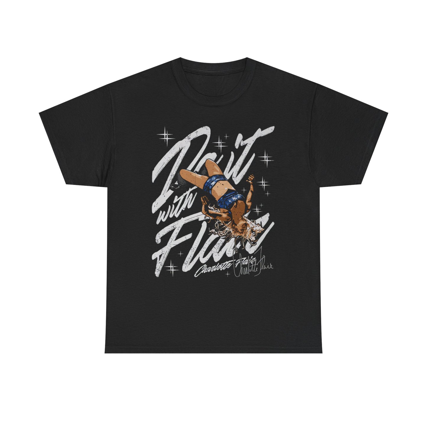 Charlotte Flair Do It With Flair Signature Black T-shirt