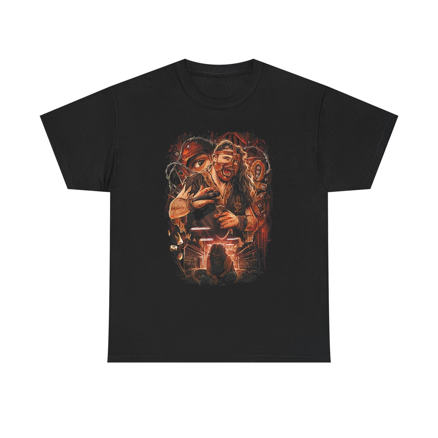 Mankind Boiler Room Mick Foley Black T-shirt