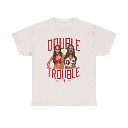 Nikki Brie Bella Twins Double Trouble Grey Adult T-Shirt
