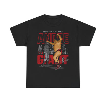 Andre The Giant Skyline Chop Black T-shirt