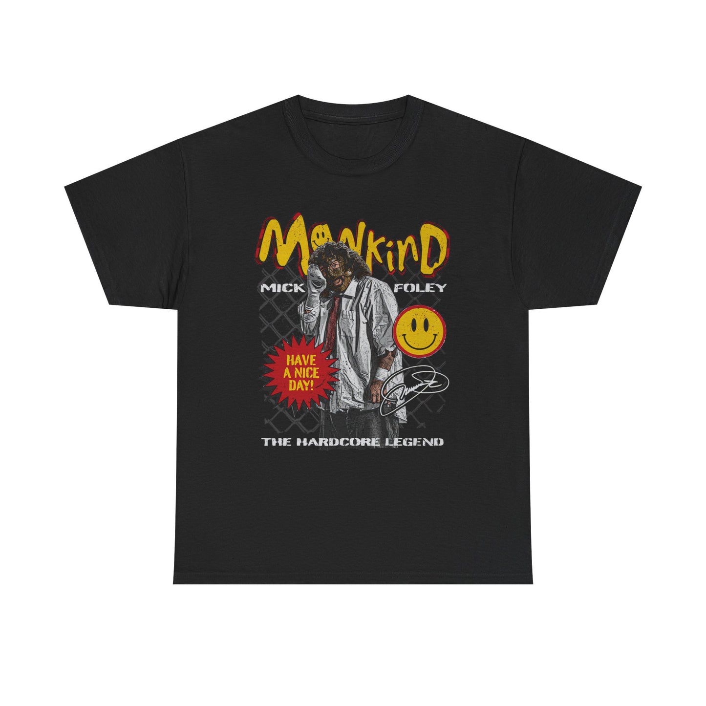 Mankind Mick Foley Hardcore Legend T-shirt