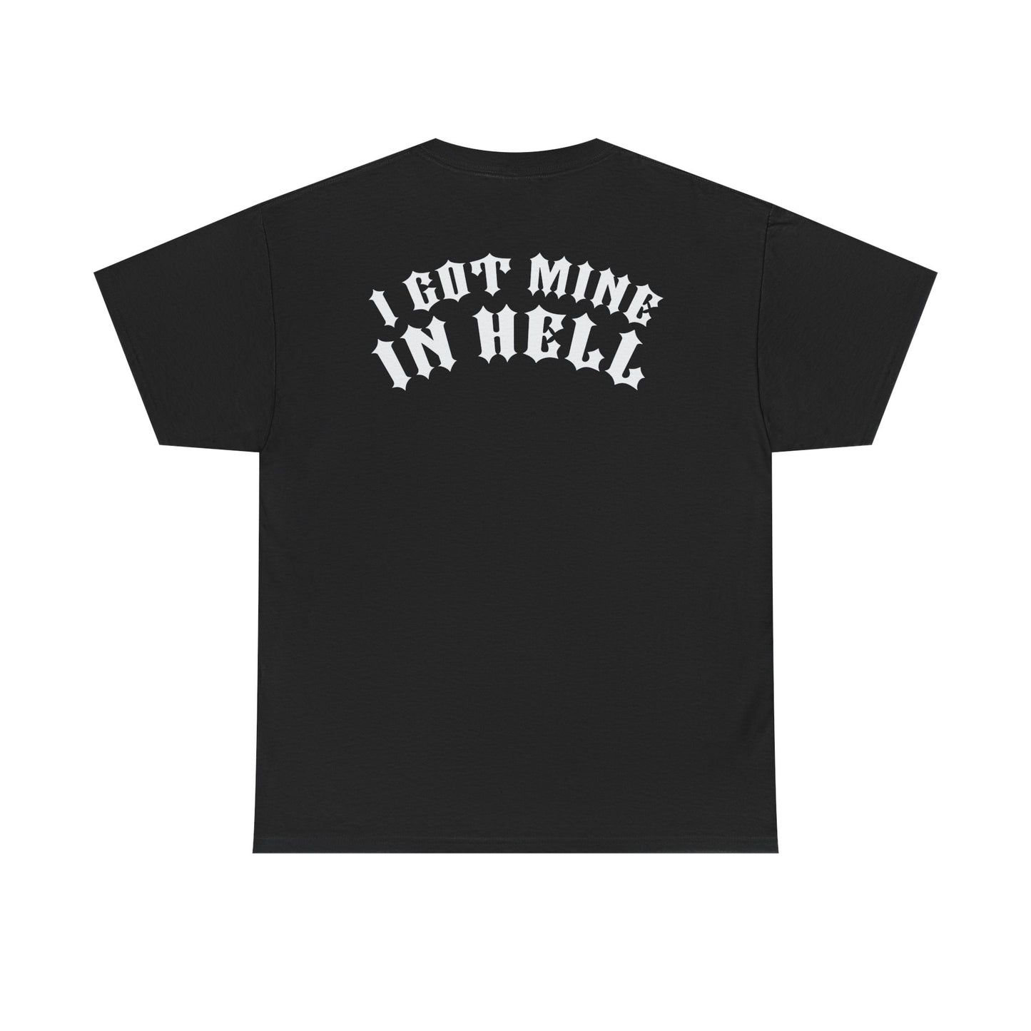 Undertaker Tattoo Shop Got Mine In Hell Mens Black T-shirt