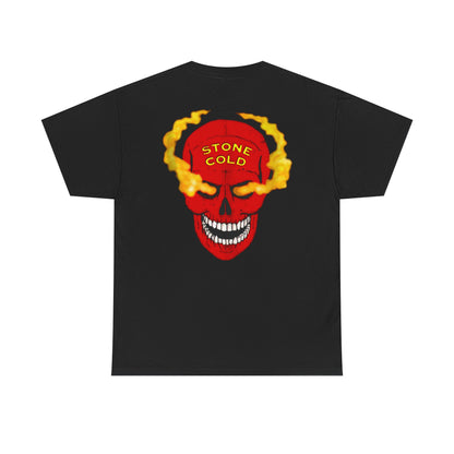 Stone Cold Steve Austin 3:16 Red Skull Black T-shirt