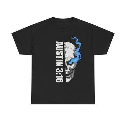 Stone Cold Steve Austin 3:16 Half Smoking Skull T-shirt