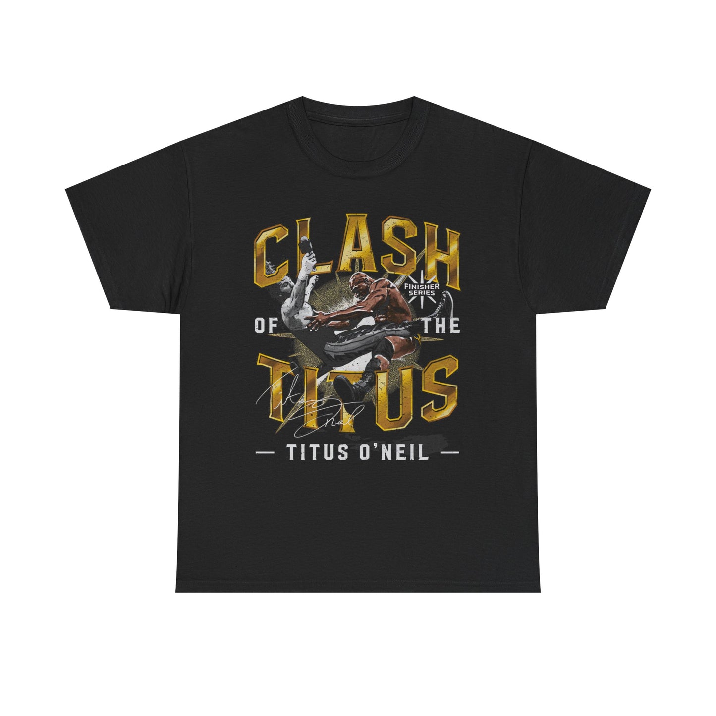 Titus O'Neil Clash Of The Titus Black T-shirt