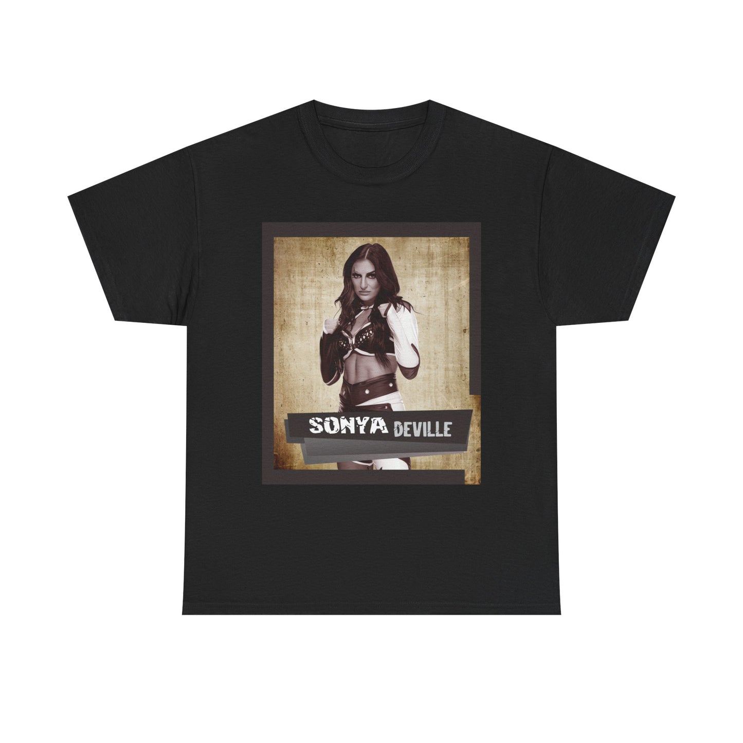 Sonya Deville Ready to Fight Black T-shirt