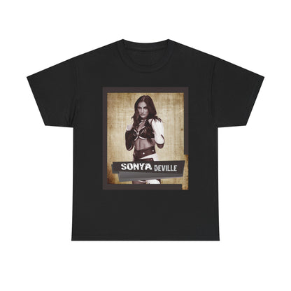 Sonya Deville Ready to Fight Black T-shirt