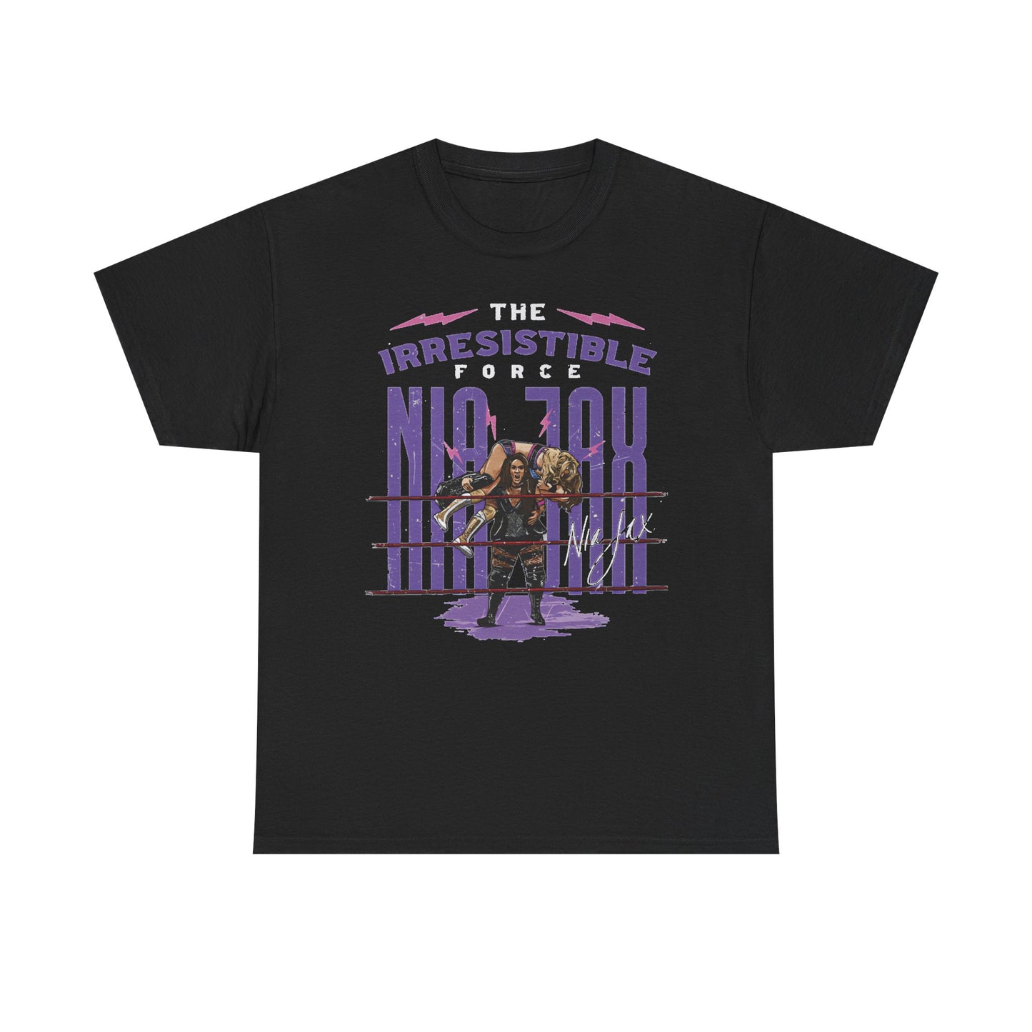 Nia Jax Irresistible Force Black T-shirt