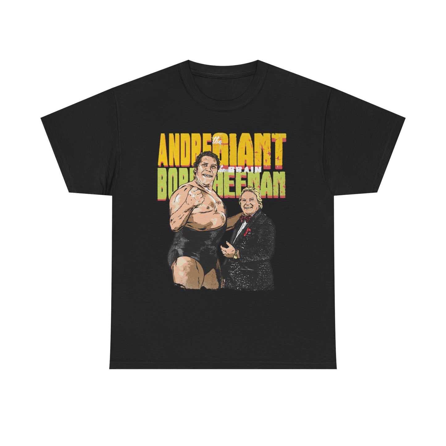 Andre The Giant Bobby The Brain Heenan Legends Black T-shirt
