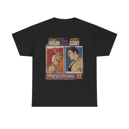 Hulk Hogan Vs Andre The Giant WrestleMania III Black