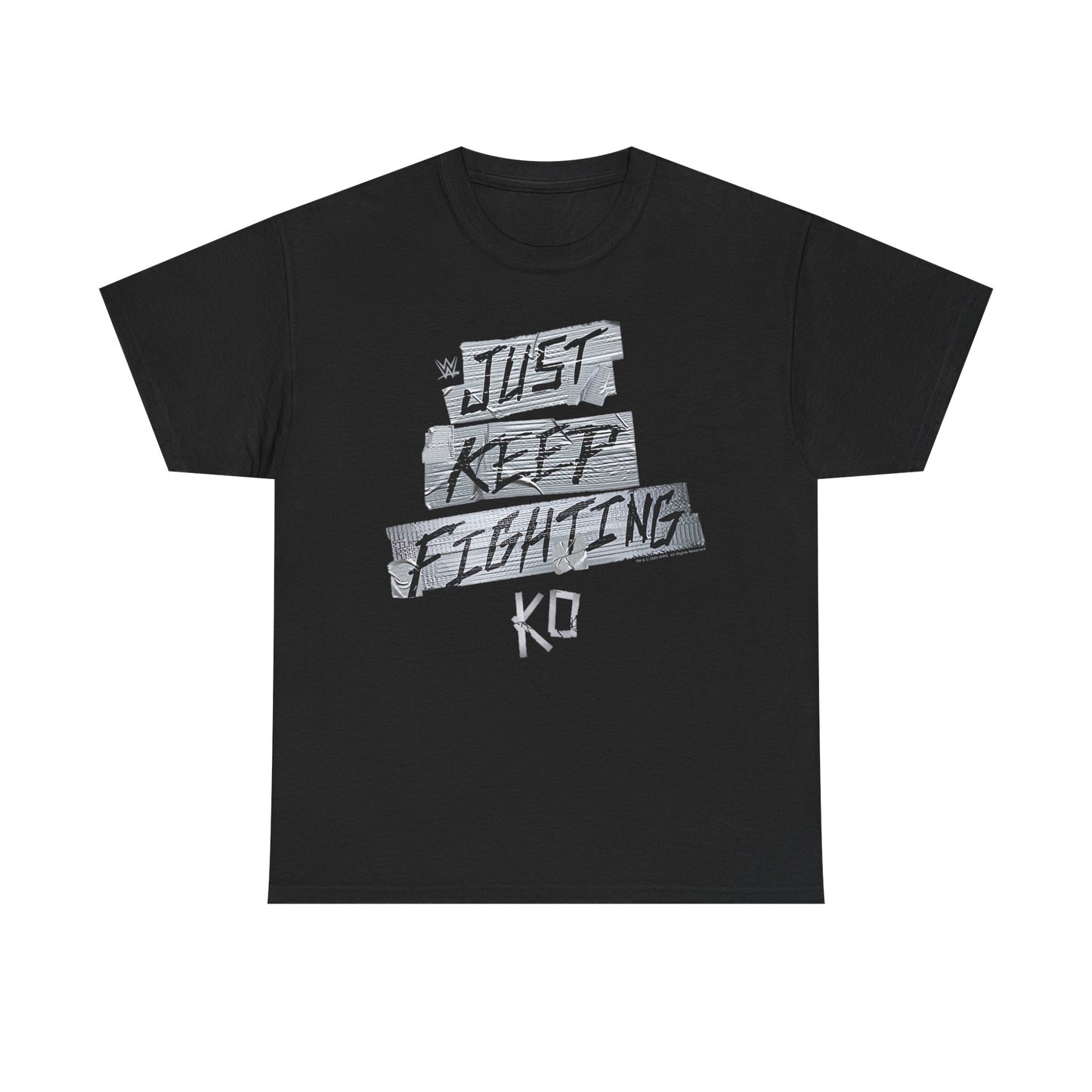 Kevin Owens Just Keep Fighting Duct Tape Black T-shirt
