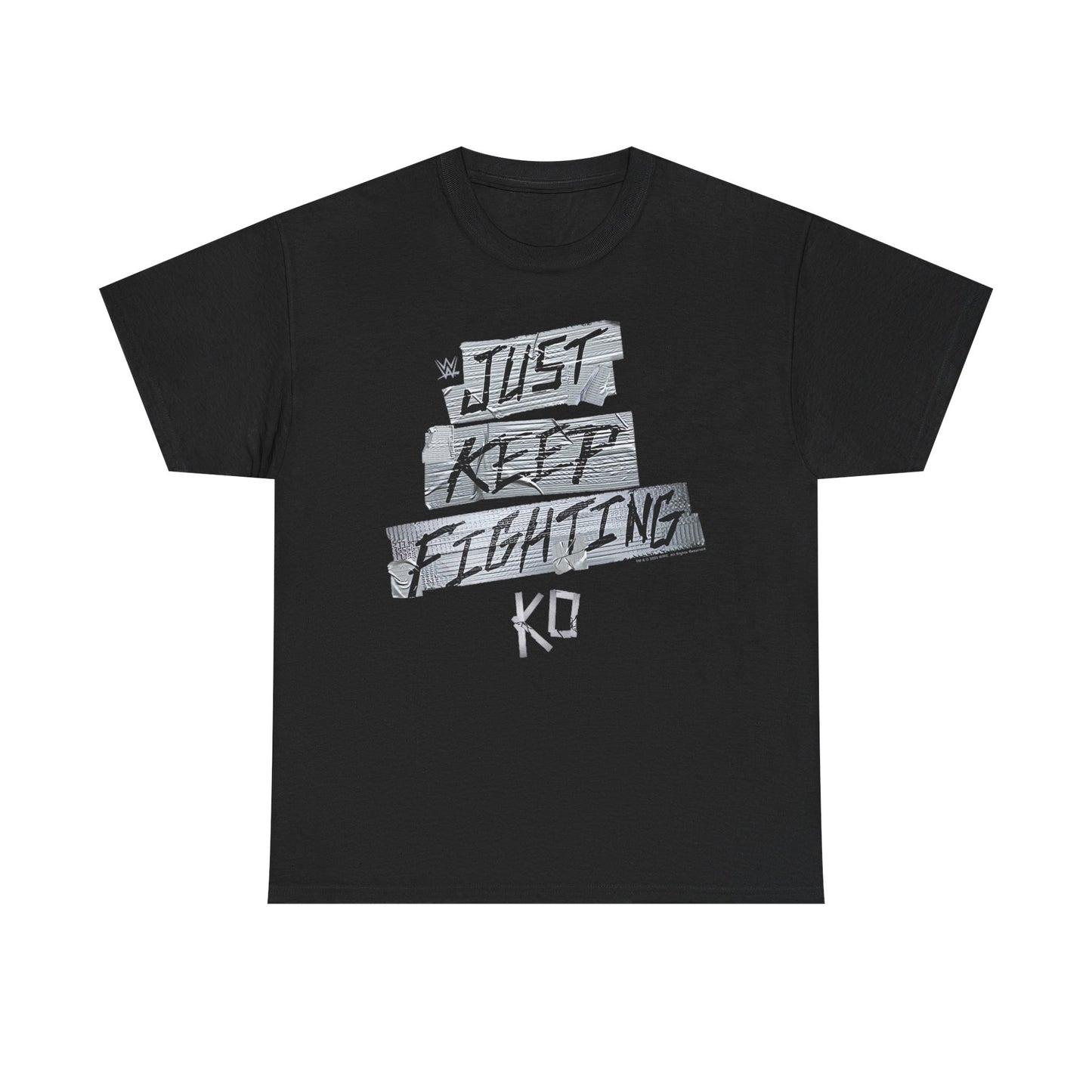 Kevin Owens Just Keep Fighting Duct Tape Black T-shirt