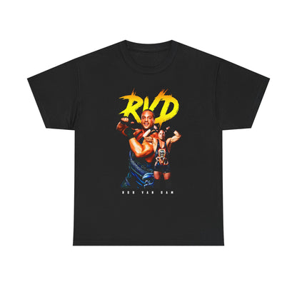 RVD Rob Van Dam Pose Men's Black T-shirt