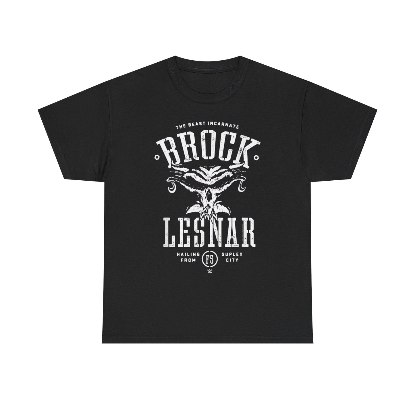 Brock Lesnar Hailing from Suplex City Black T-shirt