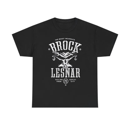 Brock Lesnar Hailing from Suplex City Black T-shirt