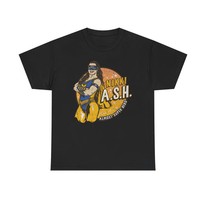 Nikki Cross ASH Almost Super Hero Black T-shirt