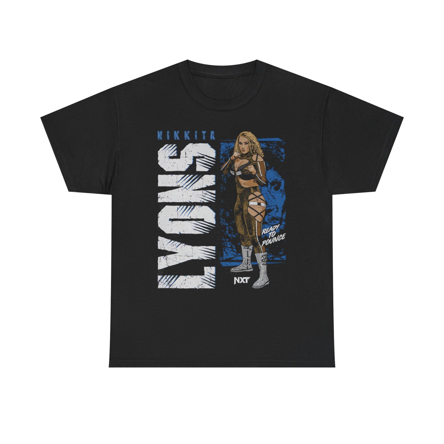 Nikkita Lyons Vertical Pose Black T-shirt