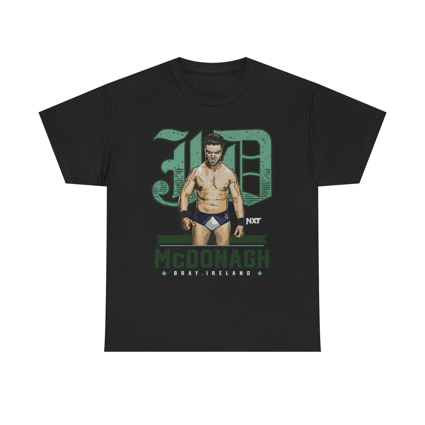 JD McDonough Old English Black T-shirt