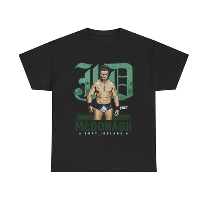 JD McDonough Old English Black T-shirt