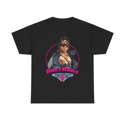 Bret Hart The Hitman Legends WWE Black T-shirt