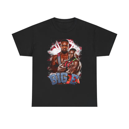WWE Big E Fierce Face Mens Black T-shirt
