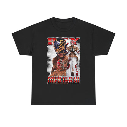 Rey Mysterio Signature Poses Men's Black T-shirt