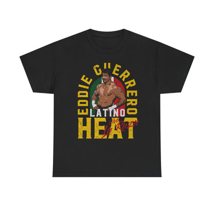 Eddie Guerrero Latino Heat Viva La Raza Black T-shirt
